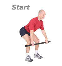 Bent Over Row with Sissel Body Toning Bar