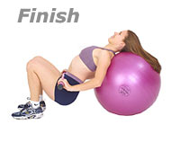 Image 2 - Bridge Glute Drop Supine on Sissel Exercise Ball with Sissel Body Toning Bar