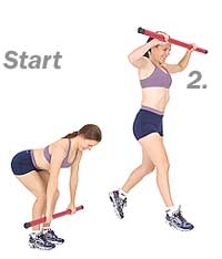 Power Lunge with Sissel Body Toning Bar