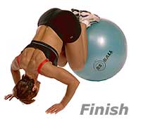 Image 2 - Prone Knee Pull-Ins on Sissel Exercise Ball