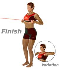 Image 2 - Standing Lat Pull with Fitband
