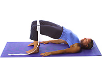 Thumb - Yoga: Spinal lift half bridge with strap