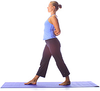 Yoga: Crossed leg forward bend