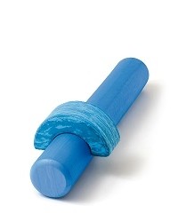 Image SISSEL® Pilates Roller Pad Head Align Dynamic, blå-mormoreret